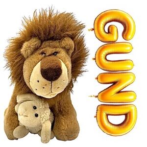 Gund Lion and the Lamb Plush Stuffed Animal 12” Bible Story Toy for Kids